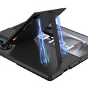 Samsung Galaxy Z Fold 6 Uyumlu Kılıf Karbon Fiber Kartlıklı Zore Kıpta Dik Açılan Kartlıklı Kapak - 3