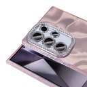 Samsung Galaxy S23 Ultra Uyumlu Kılıf Airbagli Parlak Taş Detay Tasarımlı Zore Esila Kapak - 3