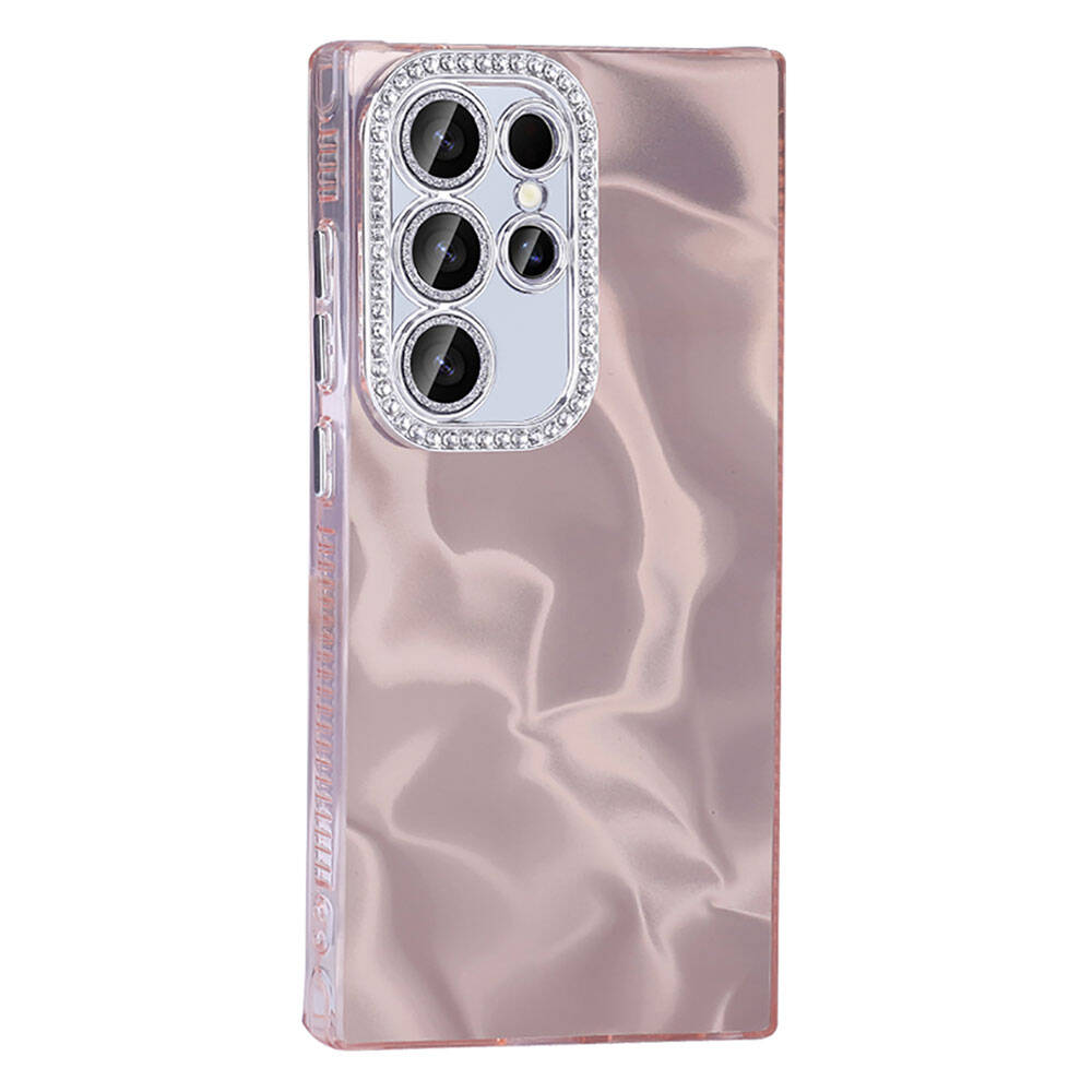 Samsung Galaxy S24 Ultra Uyumlu Kılıf Airbagli Parlak Taş Detay Tasarımlı Zore Esila Kapak - 2