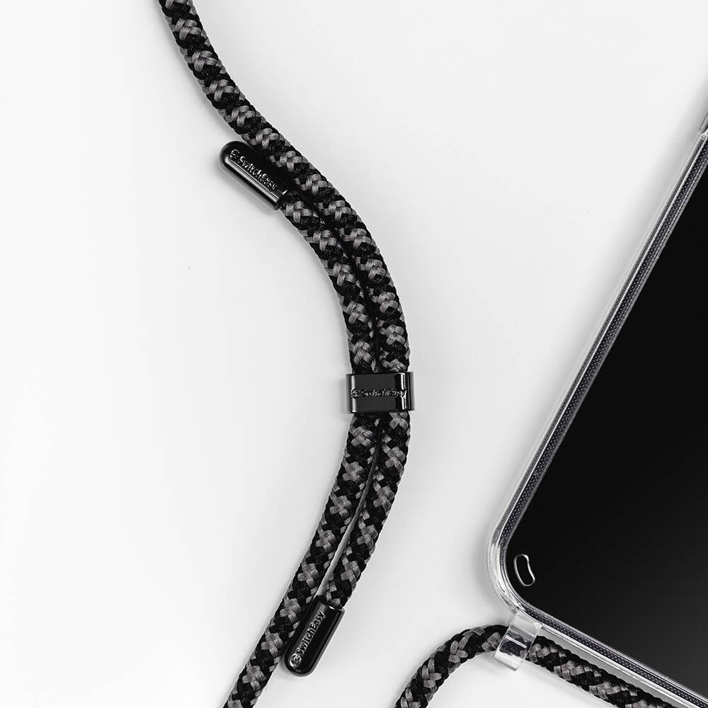 Apple iPhone 14 Uyumlu Kılıf Boyun Askılı Şok Önleyicili Şeffaf Lisanslı Switcheasy Play Kapak - 5