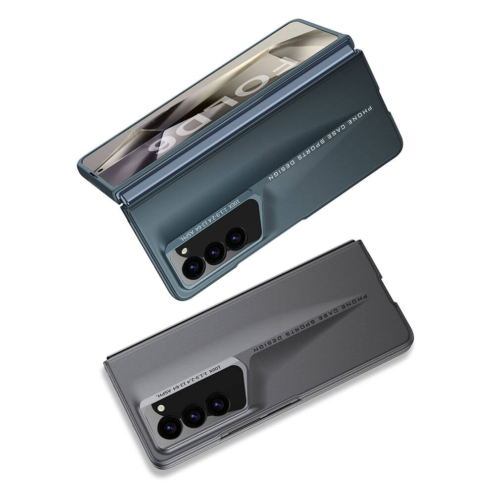 Samsung Galaxy Z Fold 6 Uyumlu Kılıf Ultra İnce Kamera Korumalı Sert Rubber Zore Procase Kapak - 6