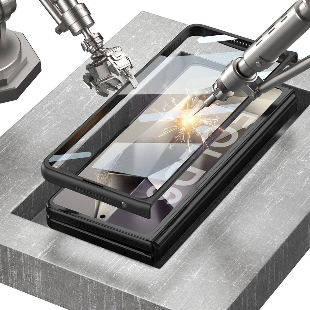 Samsung Galaxy Z Fold 6 Uyumlu Kılıf Ultra İnce Kamera Korumalı Sert Rubber Zore Procase Kapak - 10