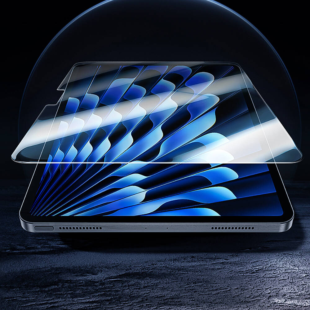 Apple iPad Pro 13 2024 Uyumlu Benks King Kong Eğimli Kenar Oleofobik Özellikli Temperli Cam Ekran Koruyucu - 5
