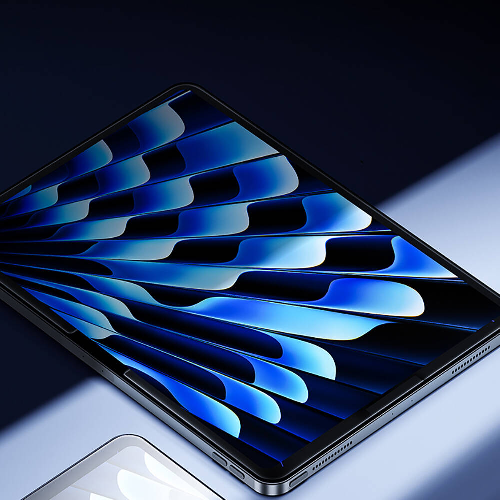 Apple iPad Pro 13 2024 Uyumlu Benks King Kong Eğimli Kenar Oleofobik Özellikli Temperli Cam Ekran Koruyucu - 8