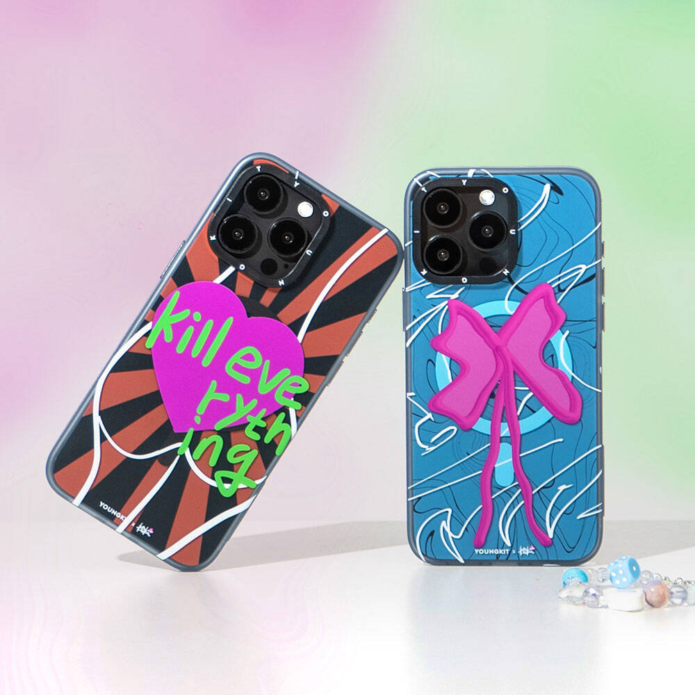 Apple iPhone 15 Pro Uyumlu Kılıf Magsafe Şarj Özellikli Youngkit Anti-Trend Serisi Kapak - 5