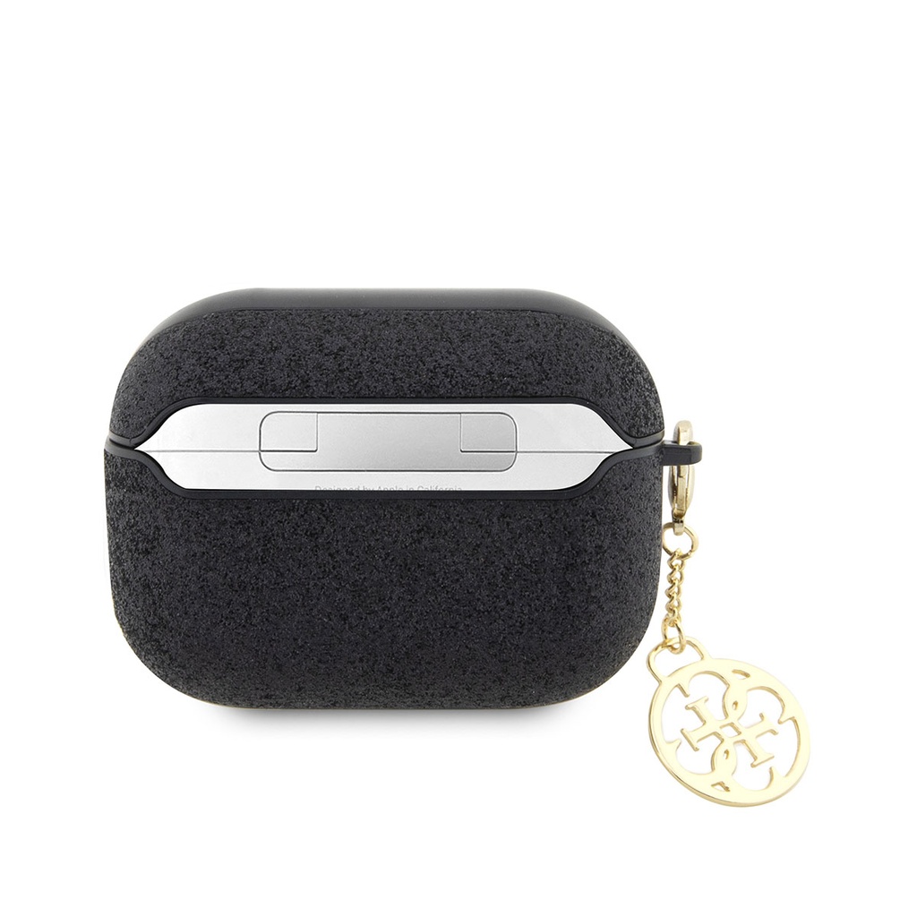 Apple Airpods Pro 2 Uyumlu Kılıf GUESS Glitter 4G Charm Kapak - 1