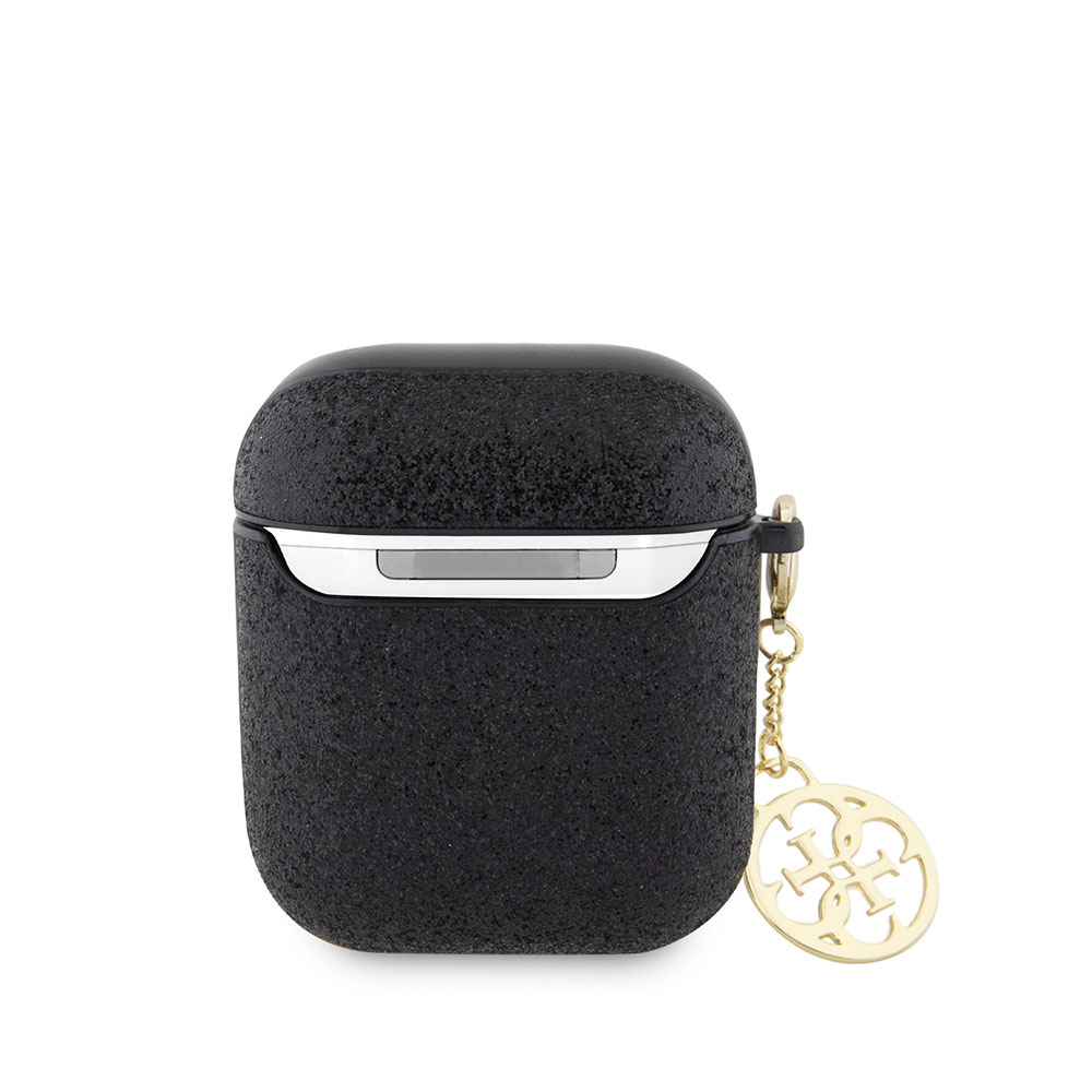 Apple Airpods Uyumlu Kılıf GUESS Glitter 4G Charm Kapak - 1