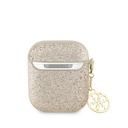 Apple Airpods Uyumlu Kılıf GUESS Glitter 4G Charm Kapak - 2