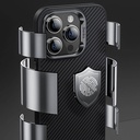Apple iPhone 14 Pro Max Uyumlu Kılıf Karbon Fiber Magsafe Şarj Özellikli Benks Hybrid ArmorPro 600D Kevlar Kapak - 12