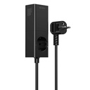 Wiwu Wi-S004 GaN Tech Çift Type-C ve Çift USB-A Girişli Priz 100W 150cm - 1