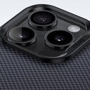 Apple iPhone 15 Pro Max Uyumlu Kılıf Magsafe Şarj Özellikli Karbon Fiber Tasarımlı Benks Aurora ArmorPro Kevlar Kapak - 8