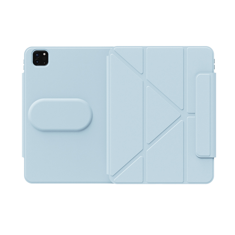 Apple iPad Pro 11 2024 Uyumlu Wiwu 360° Dönebilen Standlı Magnetik Koruyucu Tablet Kılıfı - 16