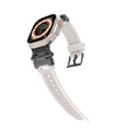 Apple Watch Ultra 49mm Uyumlu Zore KRD-108 Metal Başlıklı Silikon Kordon - 3