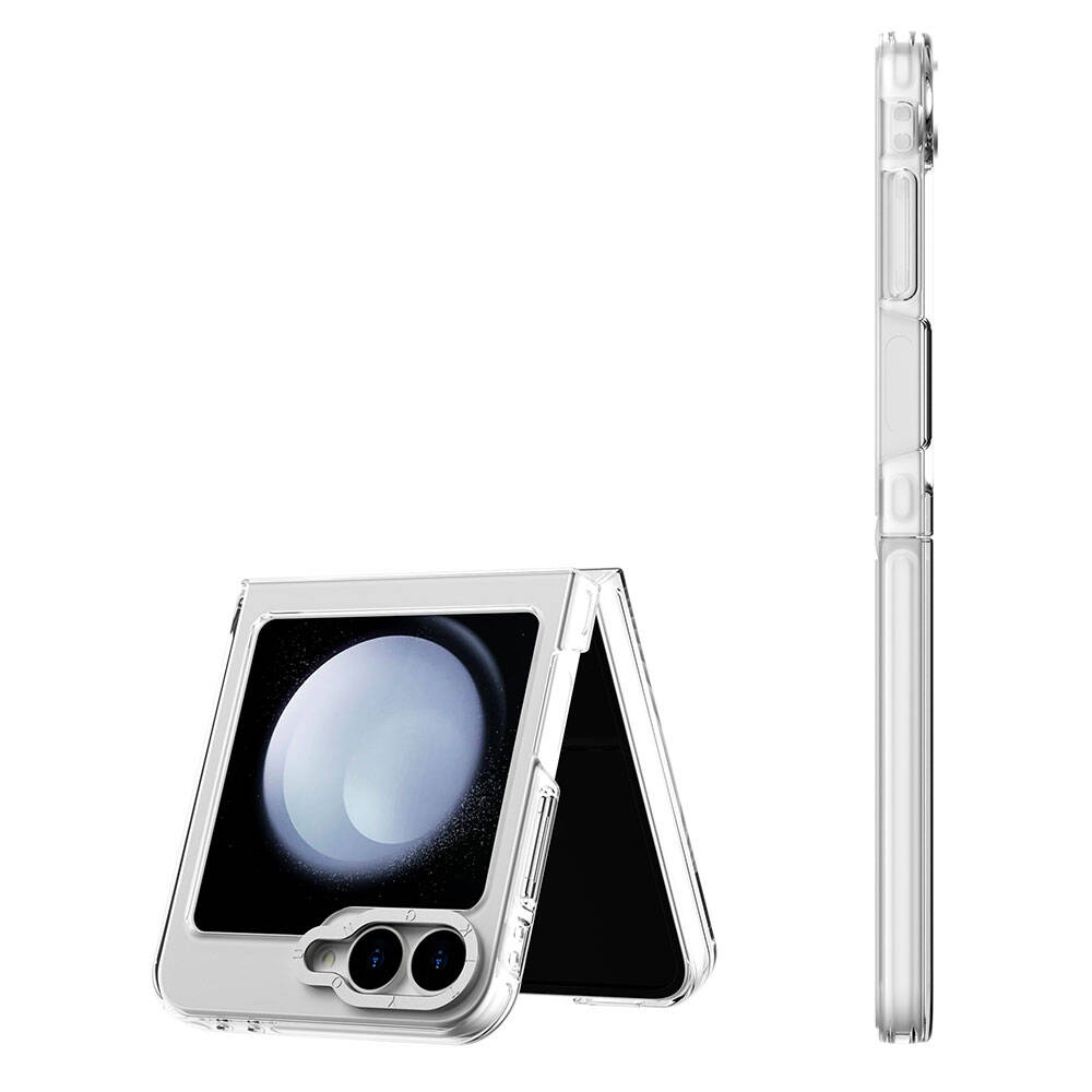 Samsung Galaxy Z Flip 6 Uyumlu Kılıf Magsafe Şarj Özellikli Şeffaf Youngkit Crystal Shield Serisi Kapak - 2