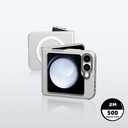 Samsung Galaxy Z Flip 6 Uyumlu Kılıf Magsafe Şarj Özellikli Şeffaf Youngkit Crystal Shield Serisi Kapak - 4