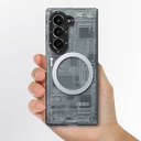 Samsung Galaxy Z Fold 6 Uyumlu Kılıf Magsafe Şarj Özellikli YoungKit Technology Serisi Kapak - 5