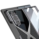 Samsung Galaxy Z Fold 6 Uyumlu Kılıf Ultra İnce Kamera Korumalı PC + Karbon Arka Yüzey Zore X-Pro Kapak - 1