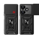 Xiaomi Redmi 13 4G Uyumlu Kılıf Magnetik Standlı Kamera Korumalı Zore Sürgülü Vega Kapak - 2