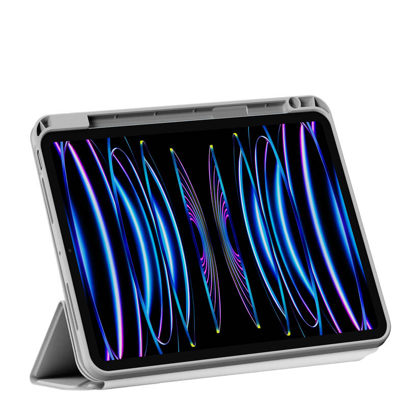 Apple iPad Pro 13 2024 Uyumlu Wiwu 360° Dönebilen Standlı Magnetik Koruyucu Tablet Kılıfı - 5