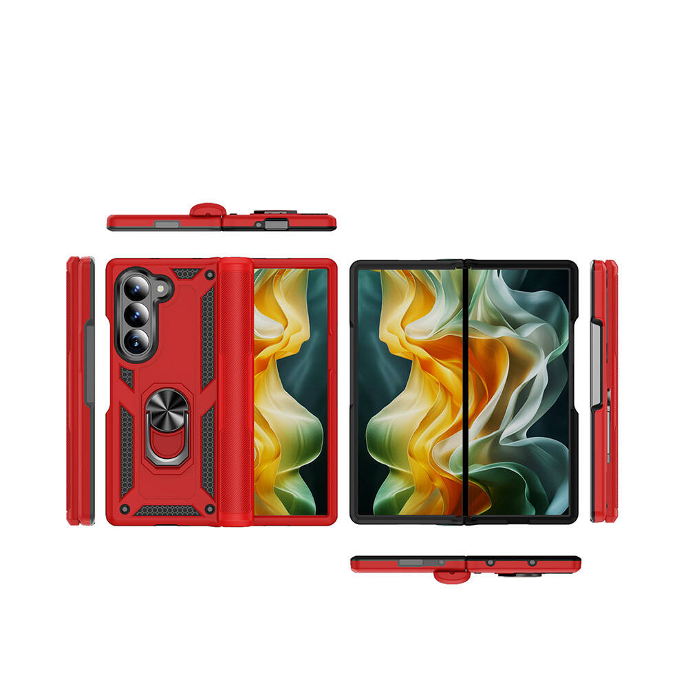 Samsung Galaxy Z Fold 6 Uyumlu Kılıf Zore Vega Kapak - 4