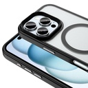 Apple iPhone 16 Pro Max Kılıf Mat Arka Yüzey Wireless Şarj Özellikli Zore Flet Magsafe Kapak - 3