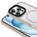 Apple iPhone 16 Pro Max Uyumlu Kılıf Mat Arka Yüzey Wireless Şarj Özellikli Zore Flet Magsafe Kapak - 7