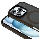 Apple iPhone 16 Pro Max Uyumlu Kılıf Mat Arka Yüzey Wireless Şarj Özellikli Zore Flet Magsafe Kapak - 8