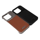 Apple iPhone 14 Pro Uyumlu Kılıf Magsafe Şarj Özellikli Mekanizmalı Koku Hazneli Zore Mostar Kapak - 4