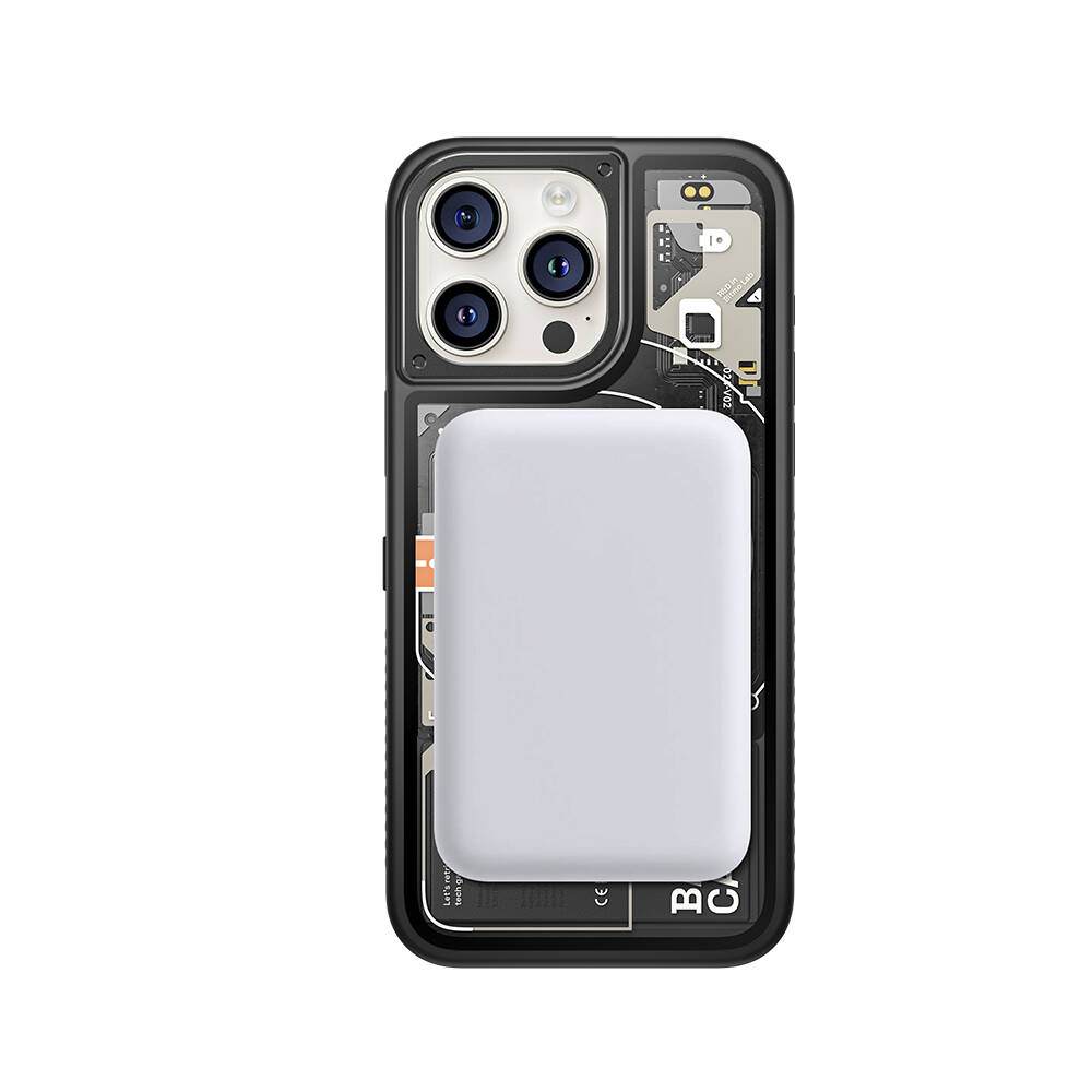 iPhone 15 Pro Max Kılıf Özelleştirilebilir 3 Fonksiyonlu Bluetooth Bağlantılı Bitmo Lab Bangcase Akıllı Magsafe Kapak - 2