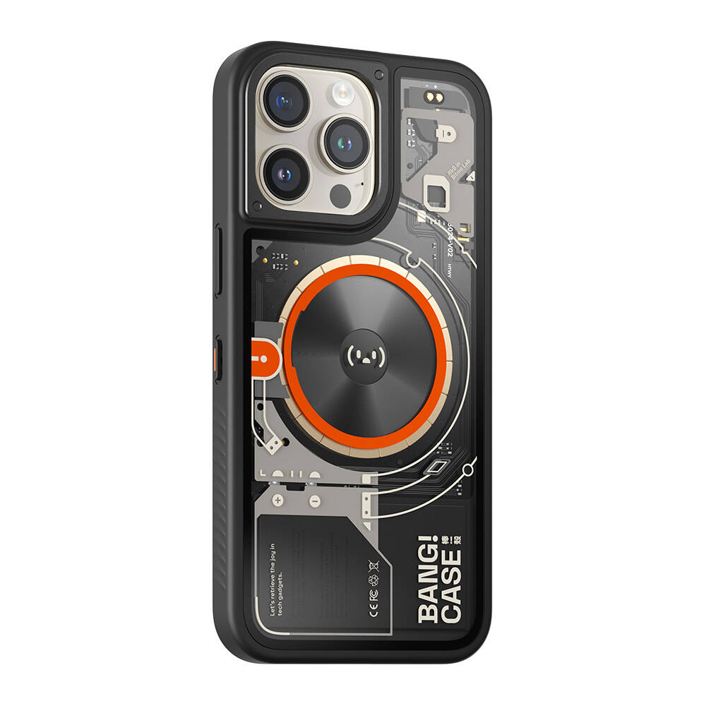 iPhone 15 Pro Max Kılıf Özelleştirilebilir 3 Fonksiyonlu Bluetooth Bağlantılı Bitmo Lab Bangcase Akıllı Magsafe Kapak - 6