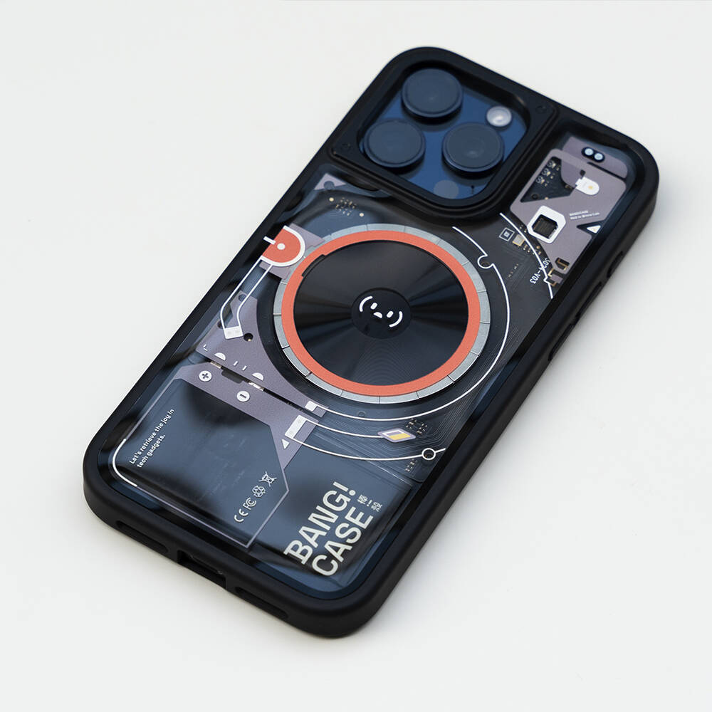 iPhone 15 Pro Max Kılıf Özelleştirilebilir 3 Fonksiyonlu Bluetooth Bağlantılı Bitmo Lab Bangcase Akıllı Magsafe Kapak - 10