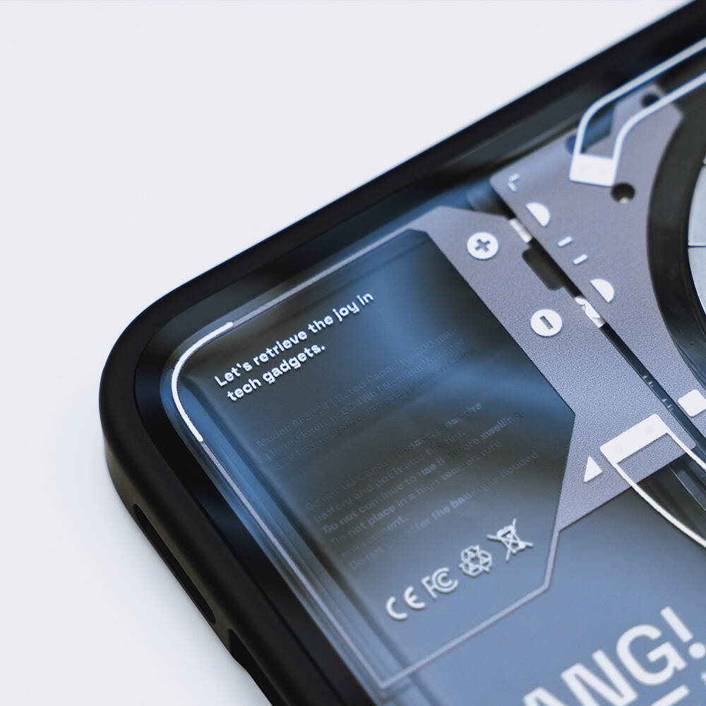 Apple iPhone 14 Pro Uyumlu Kılıf Özelleştirilebilir 3 Fonksiyonlu Bluetooth Bağlantılı Bitmo Lab Bangcase Akıllı Magsafe Kapak - 15