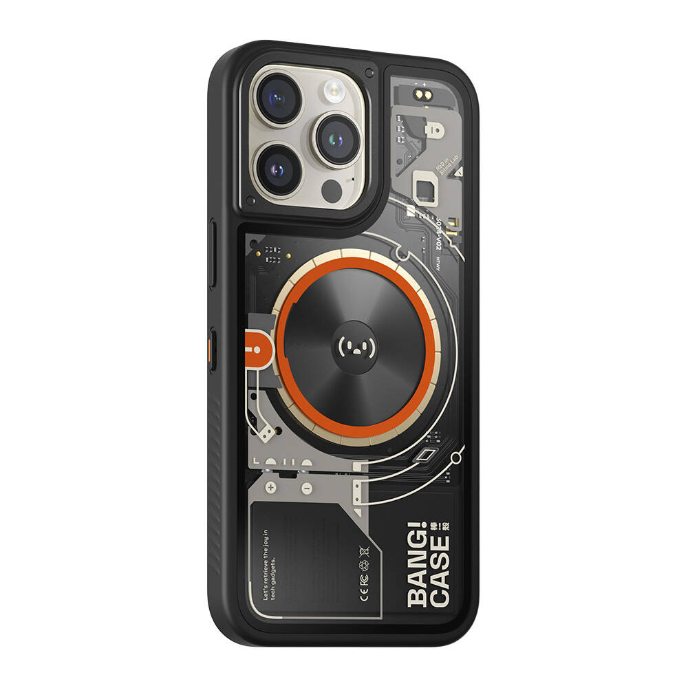 iPhone 14 Pro Max Kılıf Özelleştirilebilir 3 Fonksiyonlu Bluetooth Bağlantılı Bitmo Lab Bangcase Akıllı Magsafe Kapak - 5