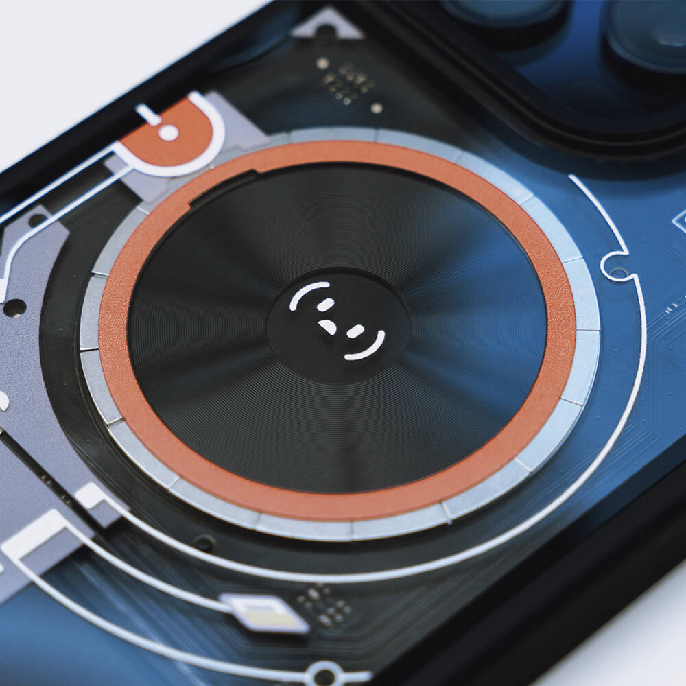 iPhone 14 Pro Max Kılıf Özelleştirilebilir 3 Fonksiyonlu Bluetooth Bağlantılı Bitmo Lab Bangcase Akıllı Magsafe Kapak - 15