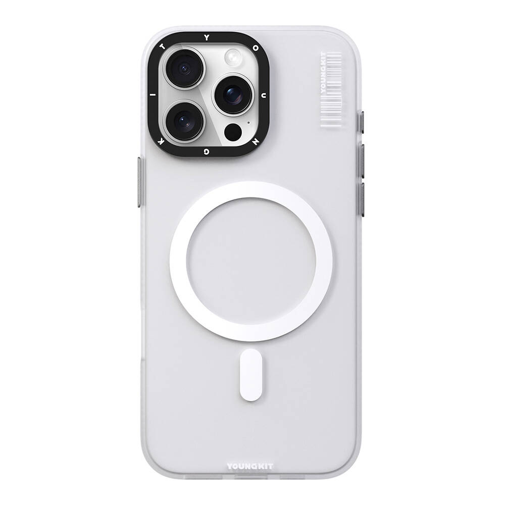 Apple iPhone 16 Pro Kılıf Magsafe Şarj Özellikli Youngkit Hidden Sand Serisi Kapak - 1