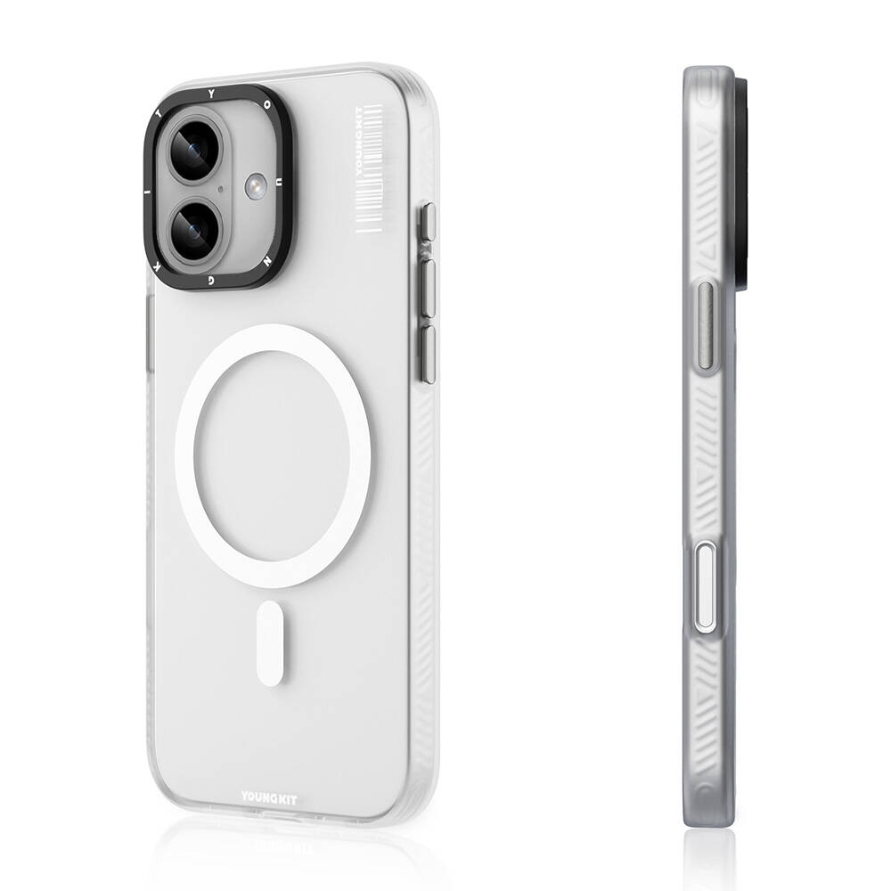 Apple iPhone 16 Plus Kılıf Magsafe Şarj Özellikli Youngkit Hidden Sand Serisi Kapak - 3