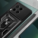 Tecno Camon 30 Uyumlu Kılıf Magnetik Standlı Kamera Korumalı Zore Sürgülü Vega Kapak - 1