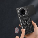 Tecno Camon 30 Pro 5G Uyumlu Kılıf Magnetik Standlı Kamera Korumalı Zore Sürgülü Vega Kapak - 2