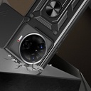 Tecno Camon 30 Pro 5G Uyumlu Kılıf Magnetik Standlı Kamera Korumalı Zore Sürgülü Vega Kapak - 5