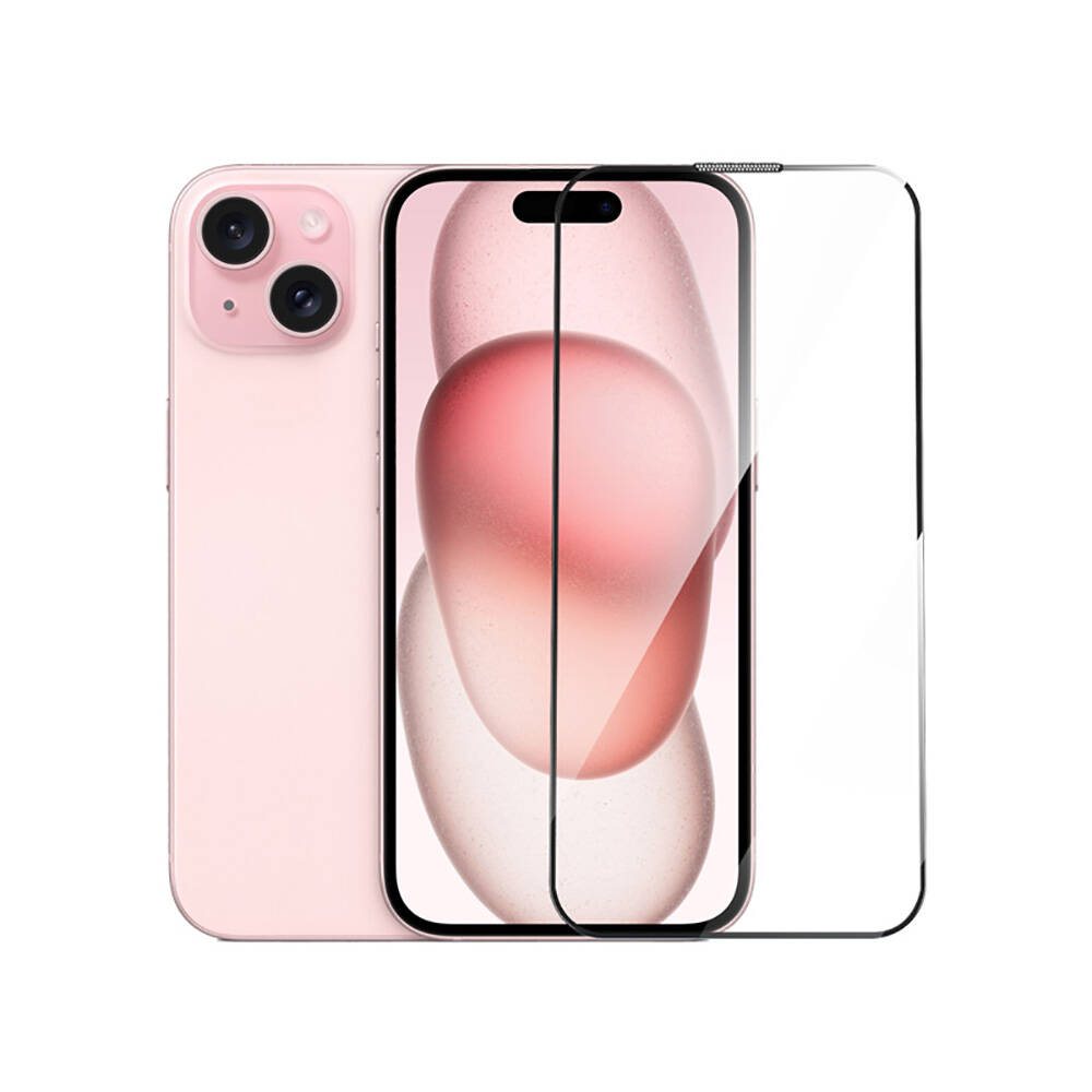Apple iPhone 16 Pro Wiwu GT-014 Polimer Oleofobik Kaplama Şeffaf Pürüzsüz Temperli Cam Ekran Koruyucu 25'li Paket - 2