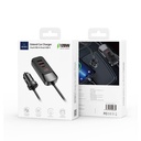 Wiwu Wi-QC015 Extend Serisi Dual Type-C + Dual USB-A Hızlı Şarj Özellikli Harici Portlu Araç Şarj Aleti 120W - 6