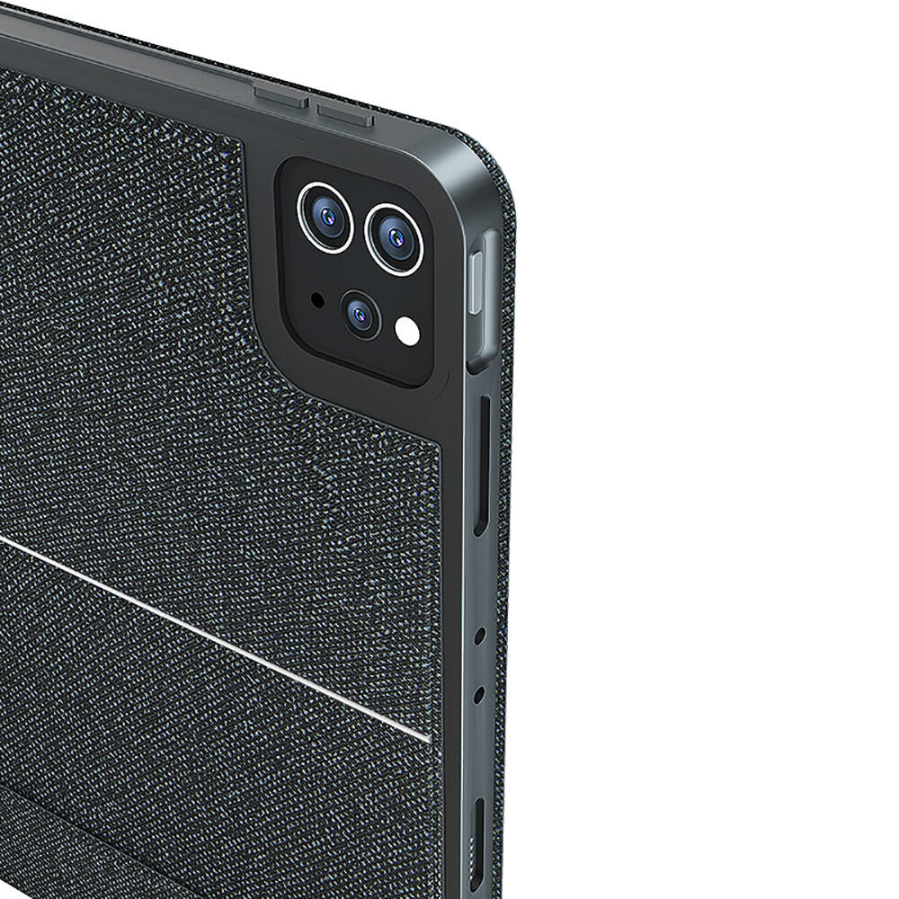 Apple iPad Air 13 2024 Uyumlu Wiwu Mag Touch Klavyeli Standlı Kılıf - 5