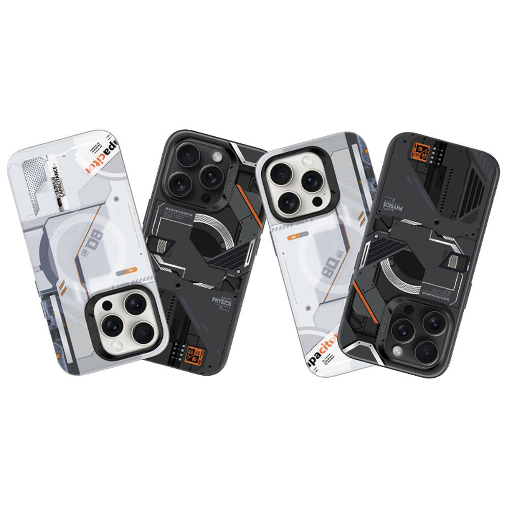 Apple iPhone 16 Pro Max Kılıf MagSafe Şarj Özellikli Mekanik Tasarımlı Benks Perspective Serisi Kapak - 5