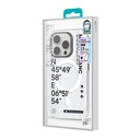 Apple iPhone 16 Plus Kılıf Magsafe Şarj Özellikli Koordinat Yazı Desenli Benks Summit Serisi Kapak - 5