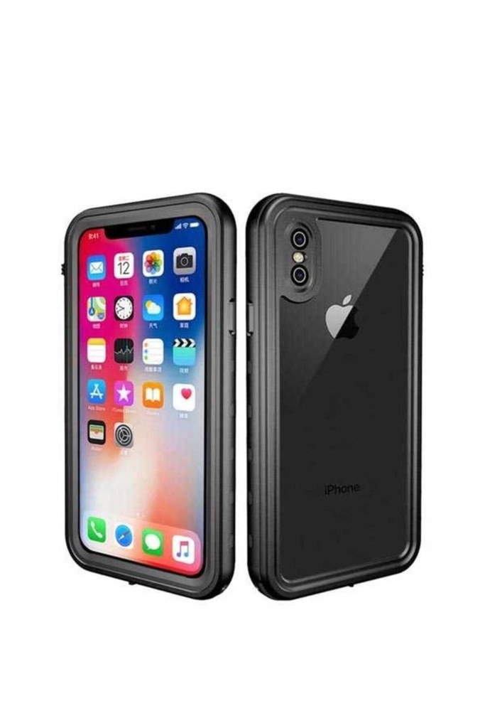 Apple iPhone X Uyumlu Kılıf 1-1 Su Geçirmez Kılıf