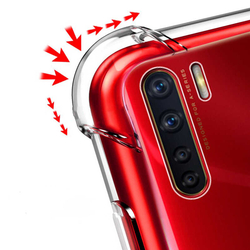 Oppo A91 Uyumlu Kılıf Zore Nitro Anti Shock Silikon - 2