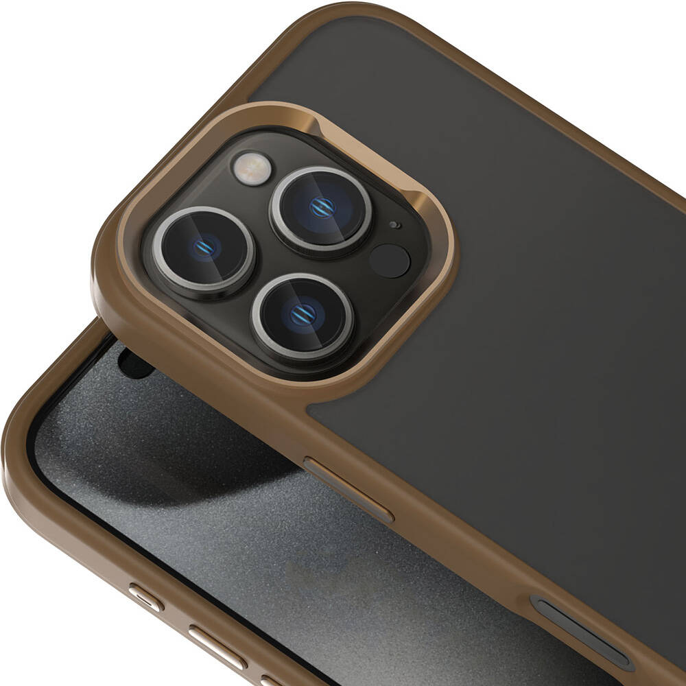 Apple iPhone 16 Pro Kılıf Magsafe Şarj Özellikli Parlak Kamera Çerçeveli Zore Kost Kapak - 2