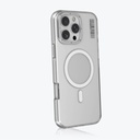 Apple iPhone 16 Pro Kılıf Magsafe Şarj Özellikli Şeffaf Youngkit Crystal Shield Serisi Kapak - 9