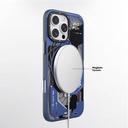 Apple iPhone 16 Pro Kılıf Magsafe Şarj Özellikli YoungKit 360° Standlı Starship Serisi Kapak - 4