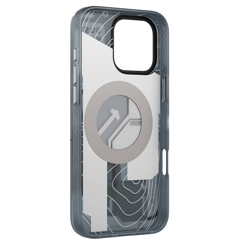 Apple iPhone 16 Pro Kılıf Magsafe Şarj Özellikli YoungKit 360° Standlı Starship Serisi Kapak - 5